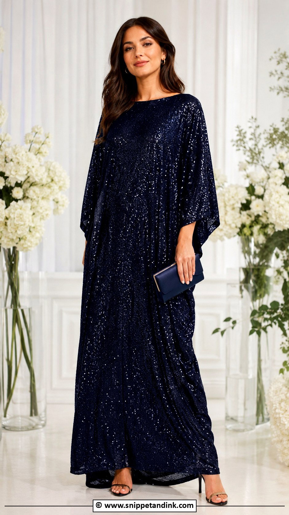 Sequin Free Gown Outfit - Snippet and Ink - 30 Free Gown Ideas