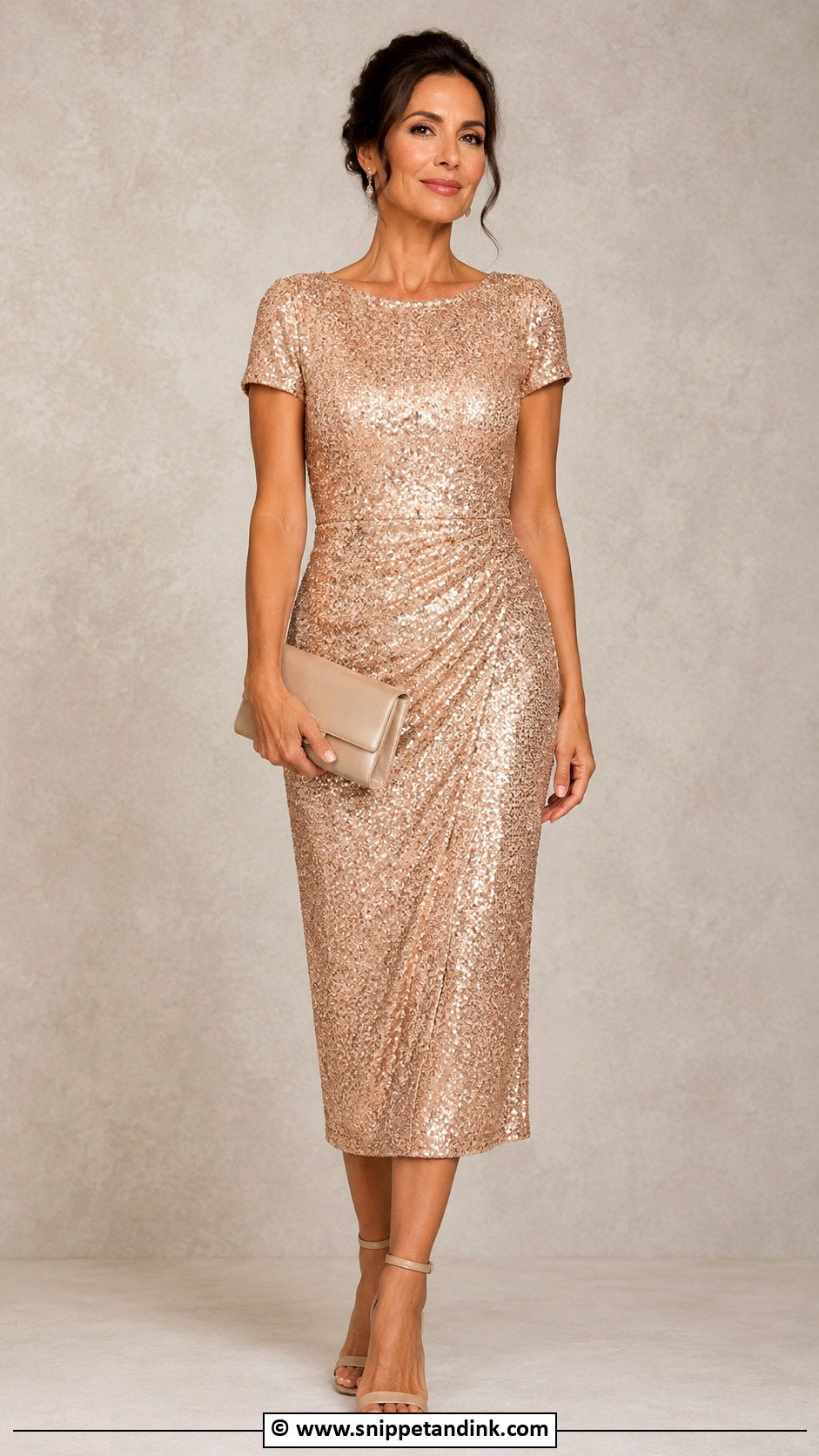 Sequin Sister Of The Bride Dress - Snippet and Ink - 30 Bride Sister Dress Ideas
