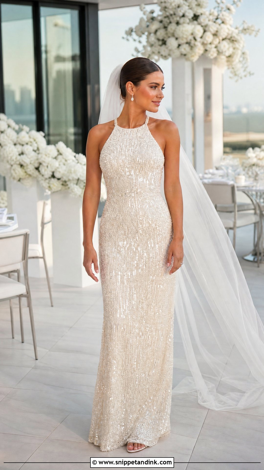 Sequin Wedding Dress - Snippet and Ink - 25 Magical Wedding Dress Ideas