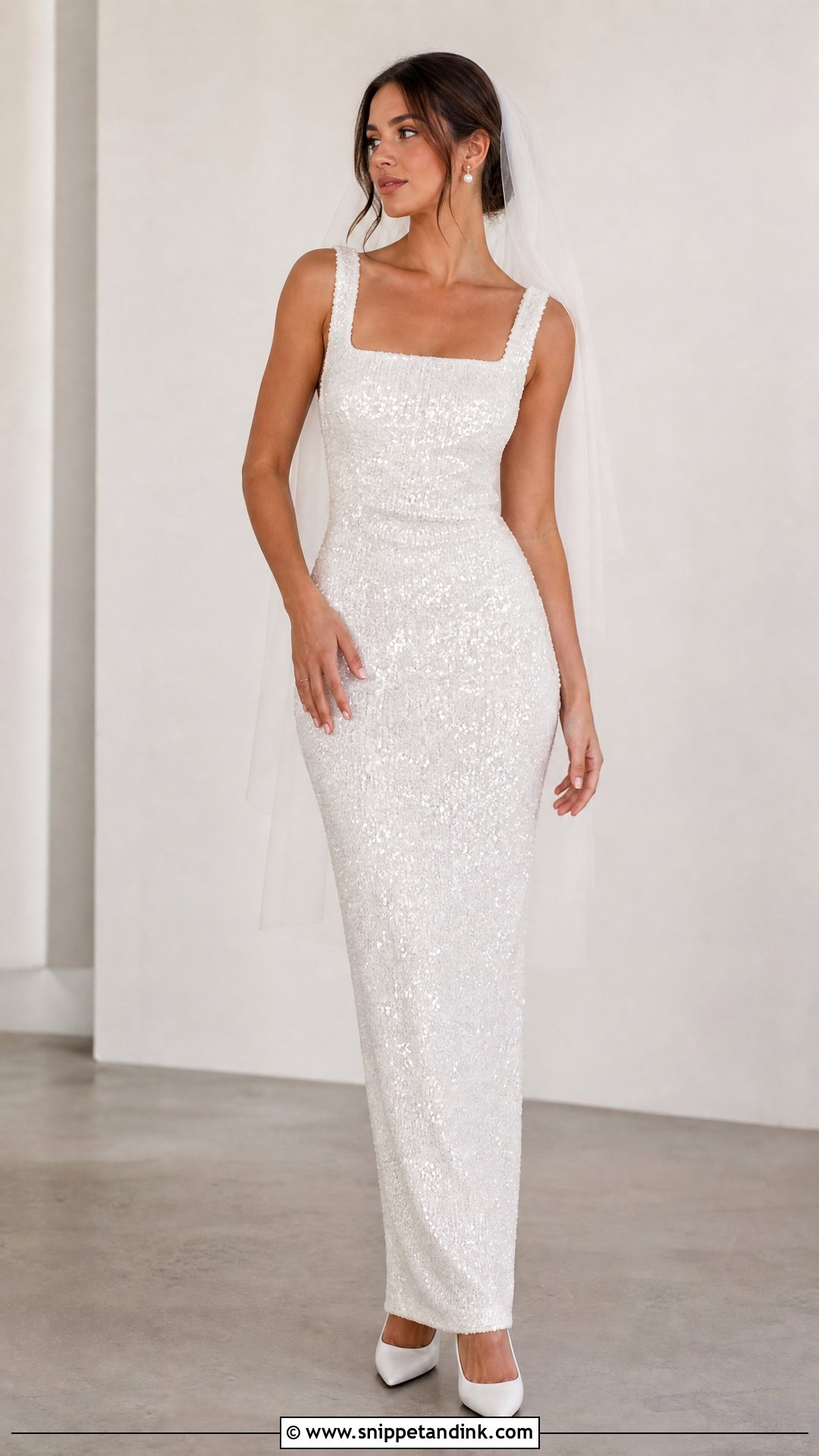 Sequin Wedding Dress - Snippet and Ink - 25 Ugly Wedding Dresses