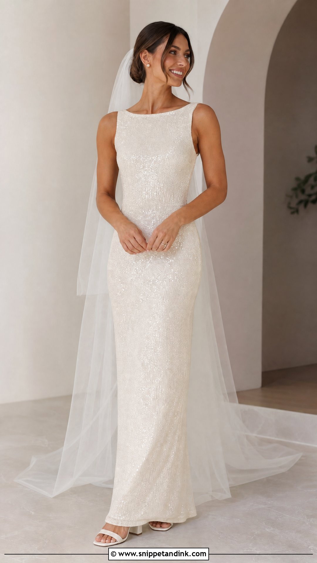 Sequin Wedding Dress - Snippet and Ink - 25 Embellished Wedding Dress Ideas