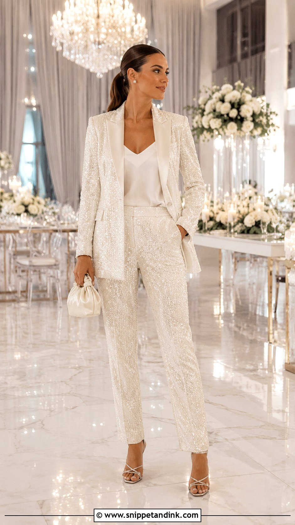 Sequin Wedding Dress Pantsuit - Snippet and Ink - 20 Wedding Dress Pantsuit Ideas