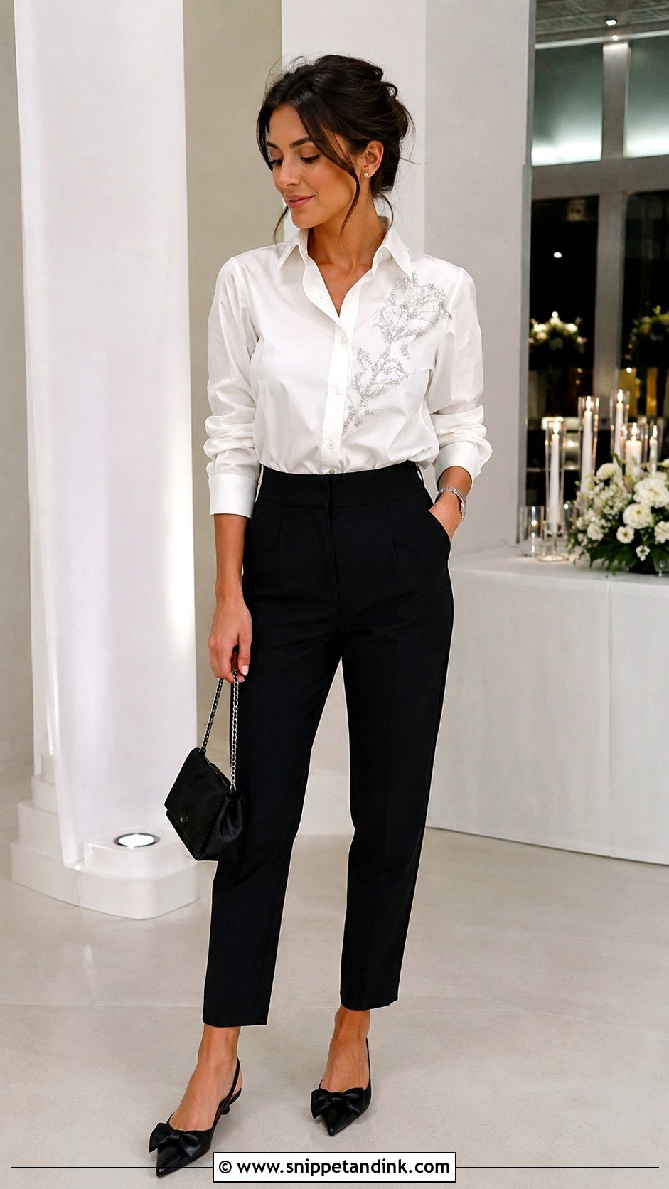 Sequin Wedding Shirt With Black Pants - Snippet and Ink - 20 Wedding Shirts Ideas