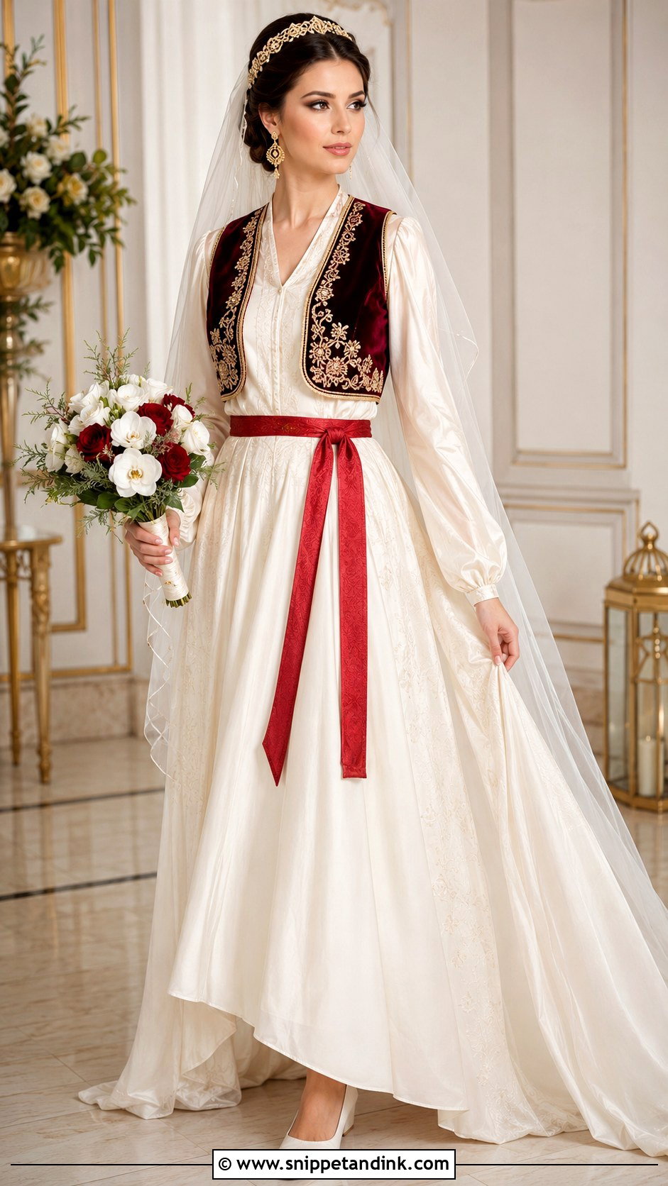 Serbian Jelek Wedding Dress - Snippet and Ink - 20 Slavic Wedding Dress Ideas