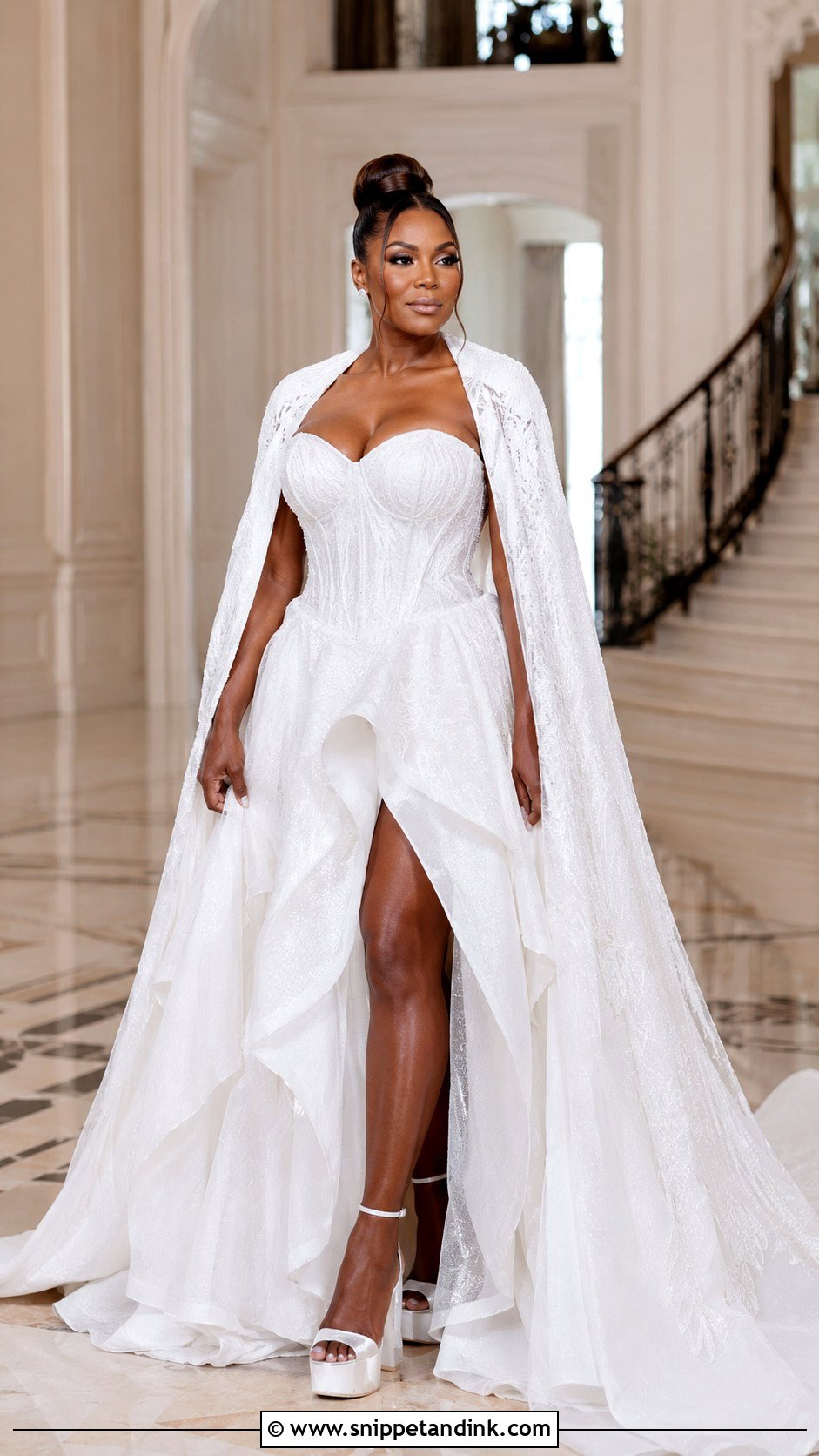 Serena Williams Princess Wedding Dress - Snippet and Ink - 20 Celebrity Brides Ideas