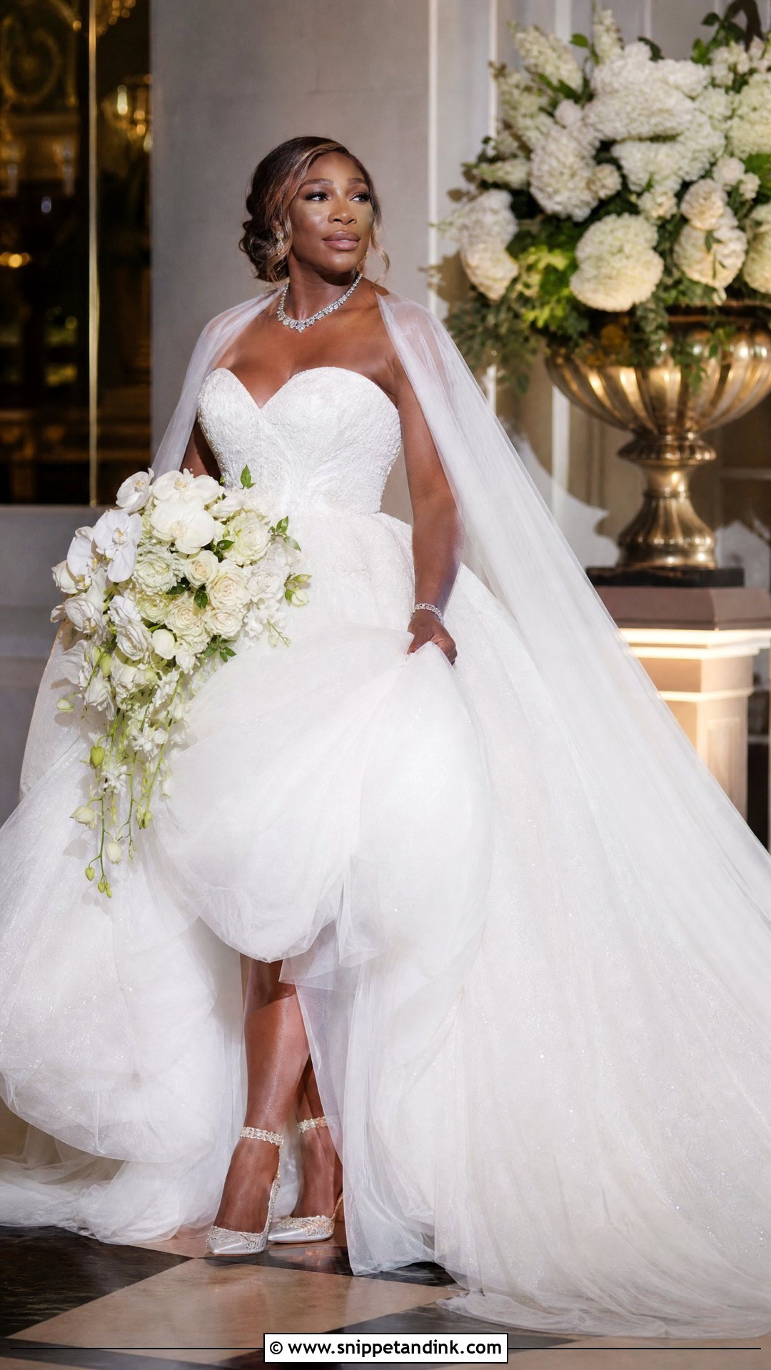 Serena Williams Wedding Dress - Snippet and Ink - 25 Famous Wedding Dresses