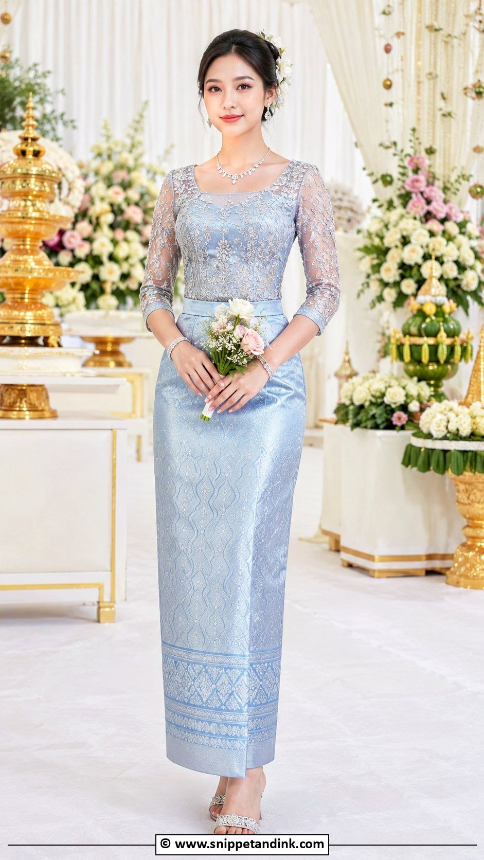 Shan Wedding Dress - Snippet and Ink - 25 Myanmar Wedding Dress Ideas