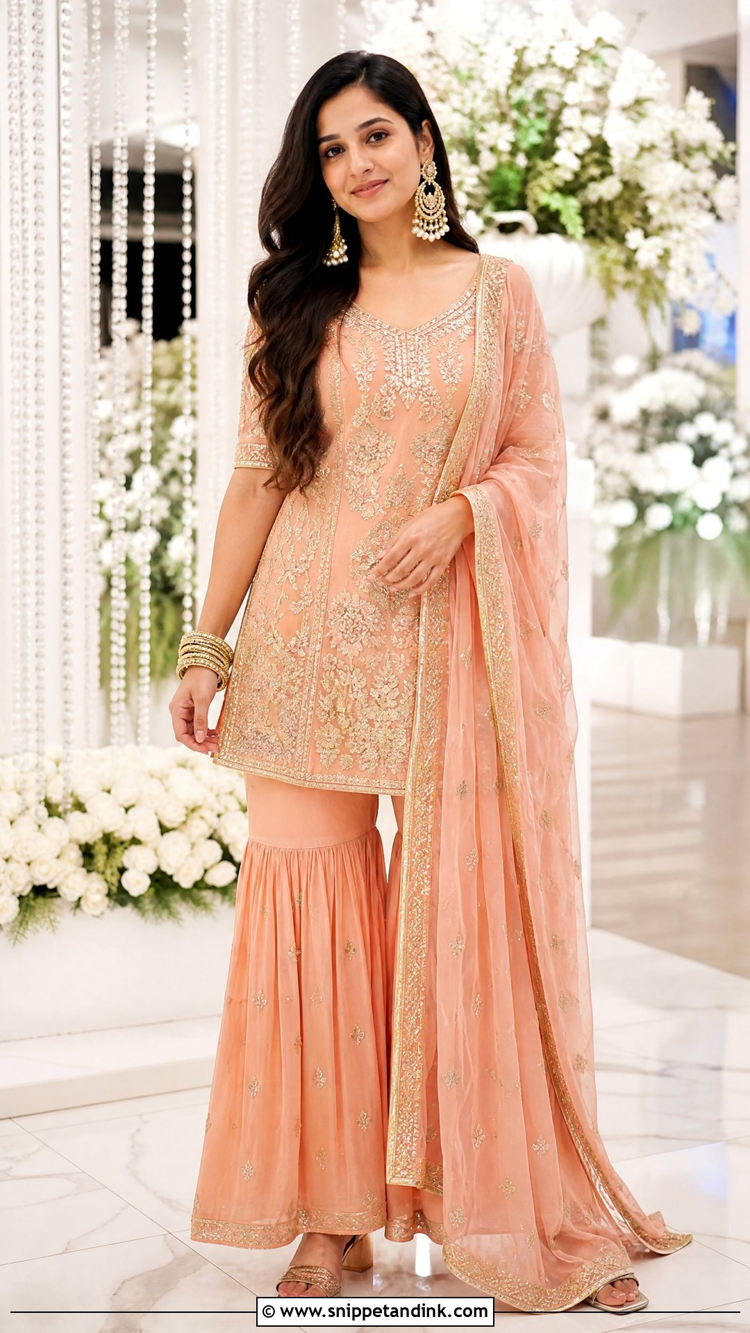 Sharara Set Outfit - Snippet and Ink - 25 Trending Indian Wedding Outfits
