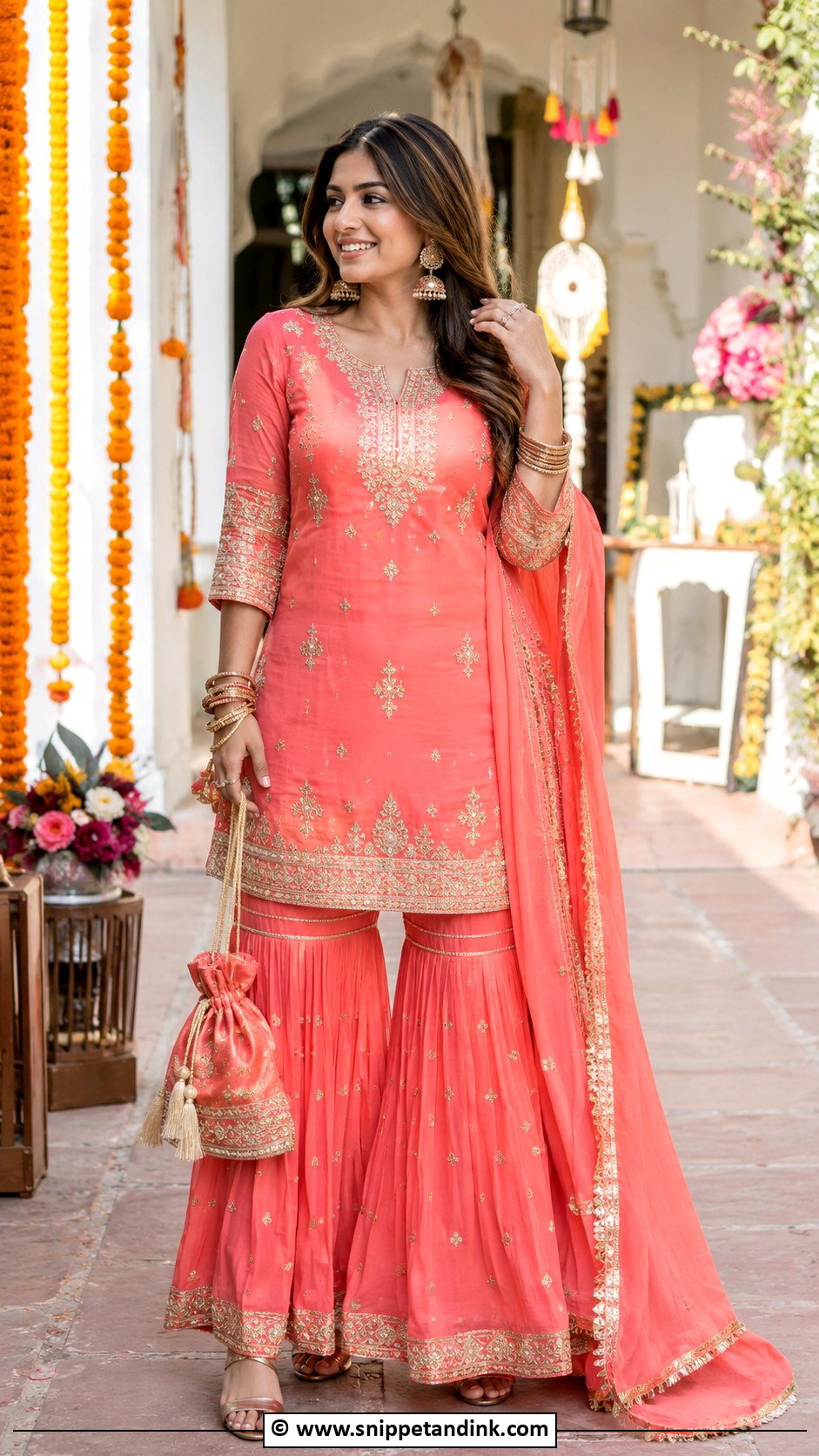 Sharara Suit - Snippet and Ink - 30 Indian Wedding Dresses