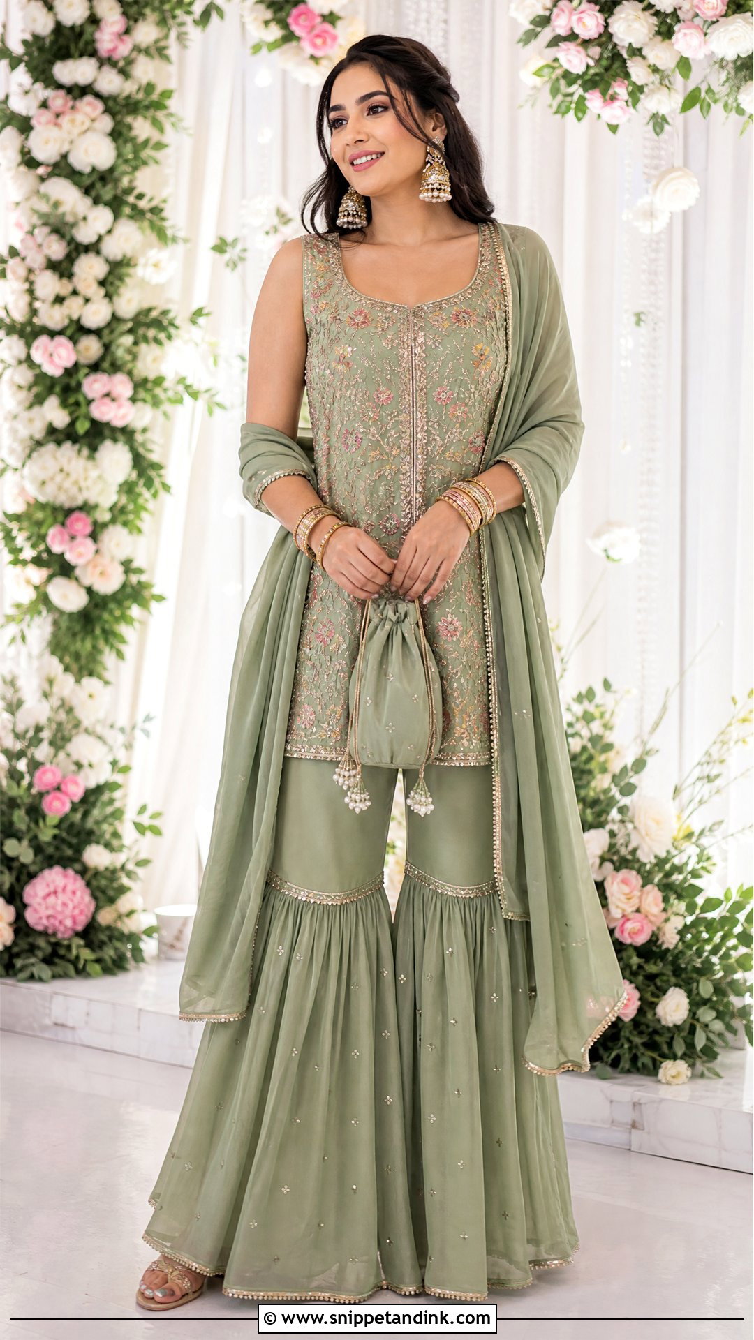 Sharara Suit Dress - Snippet and Ink - 25 Indian Wedding Function Dresses