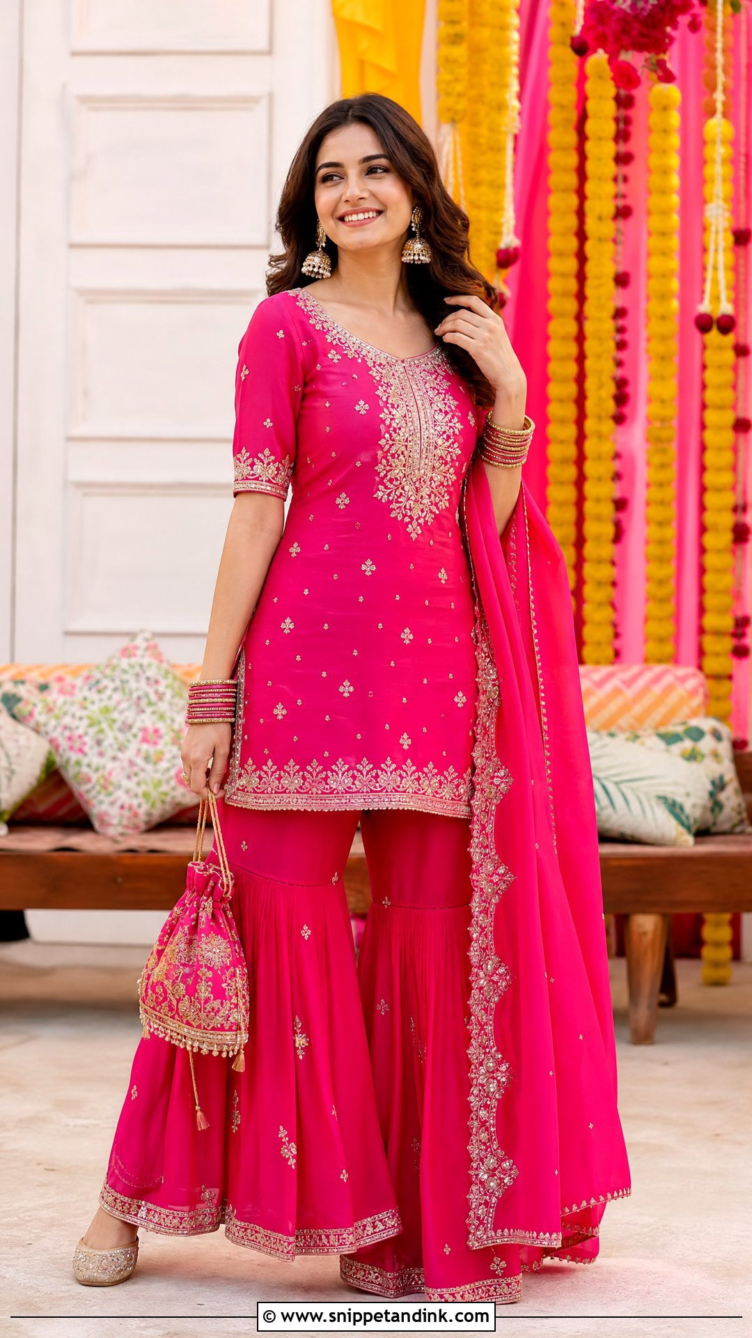Sharara Suit Dress - Snippet and Ink - 25 Latest Indian Style Wedding Dresses