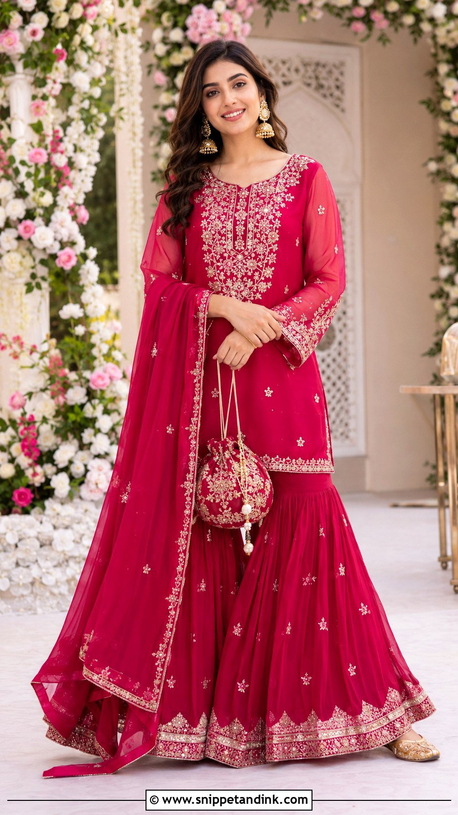 Sharara Suit Dress for Ring Ceremony - Snippet and Ink - 20 Dress for Ring Ceremony Ideas