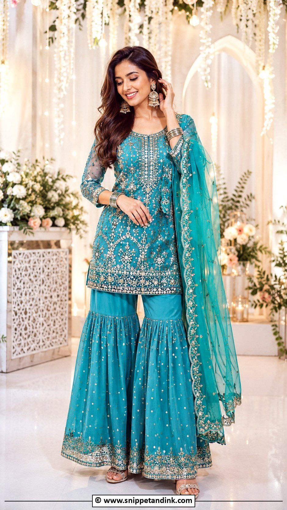 Sharara Suit Dress - Snippet and Ink - 30 Desi Wedding Dresses