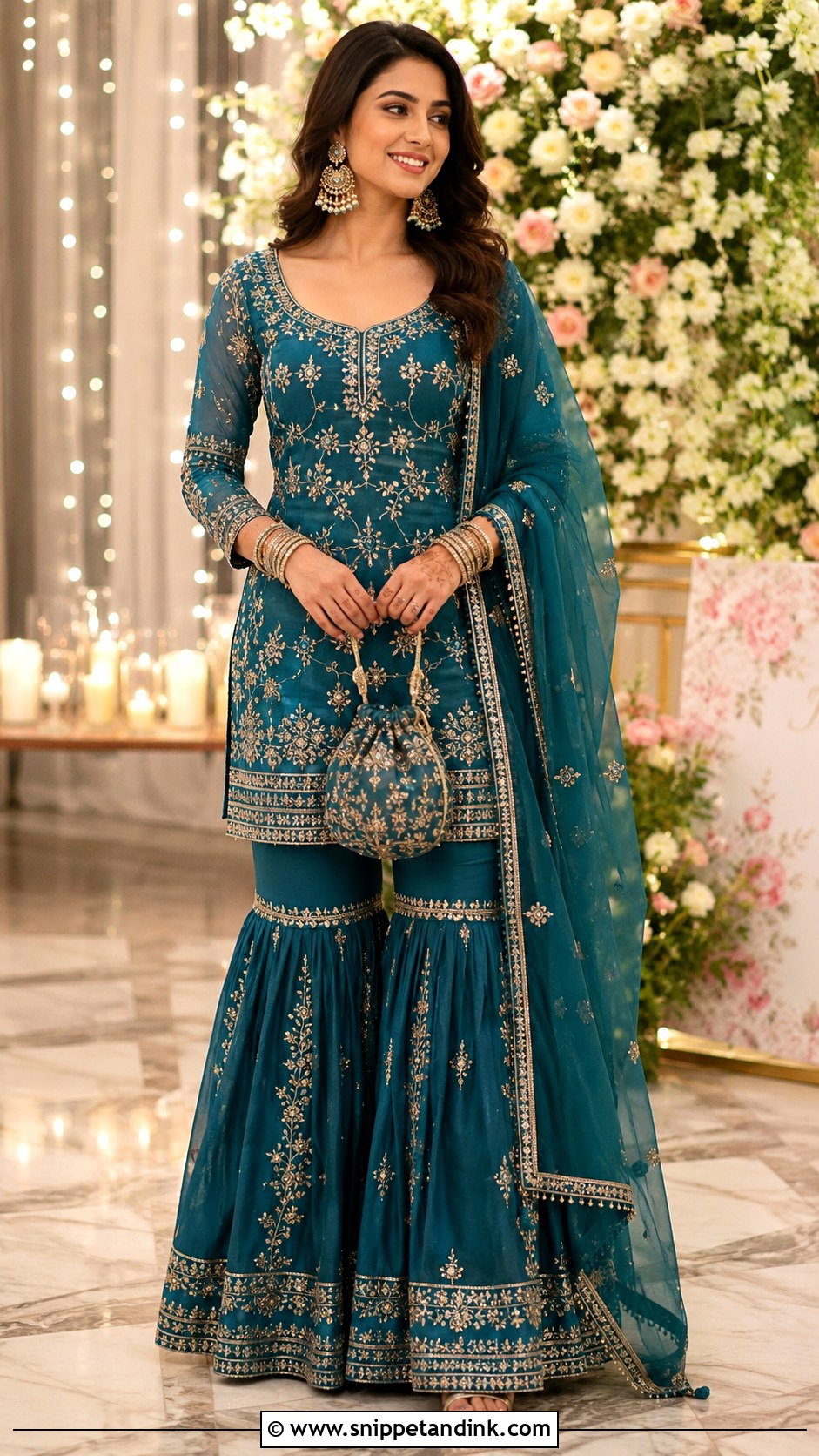 Sharara Suit Outfit - Snippet and Ink - 25 Latest Indian Wedding Outfits for Women