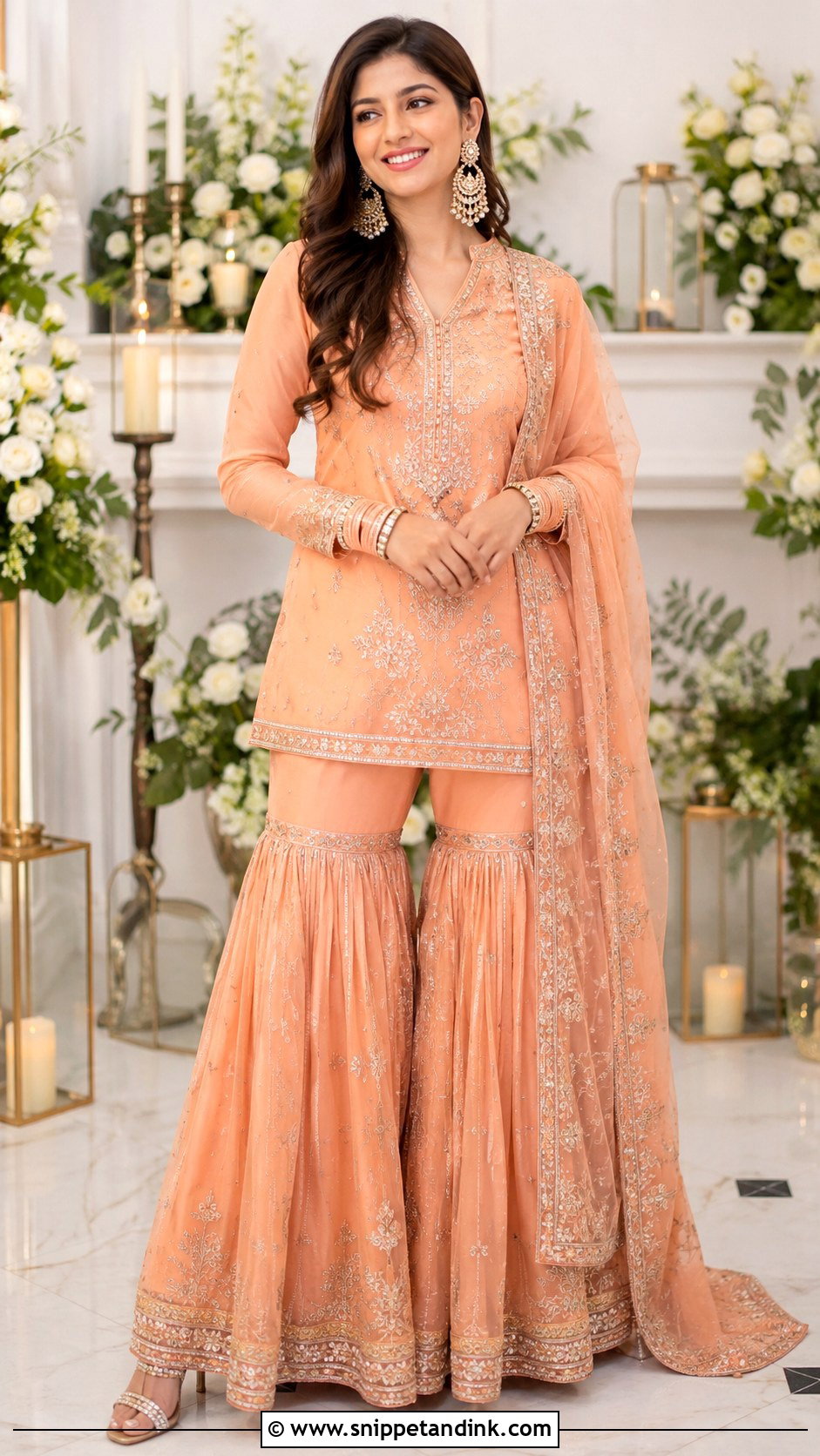 Sharara Suit Ring Ceremony Outfit - Snippet and Ink - 30 Ring Ceremony Outfit Ideas