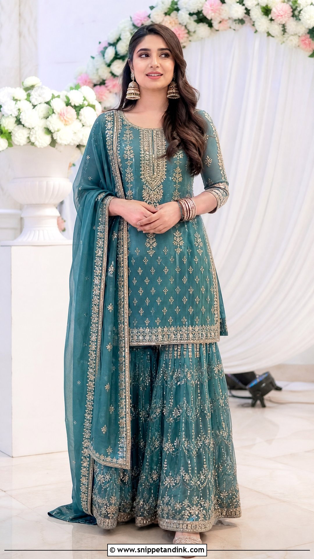 Sharara Suit Wedding Outfit - Snippet and Ink - 25 Desi Wedding Clothes Ideas