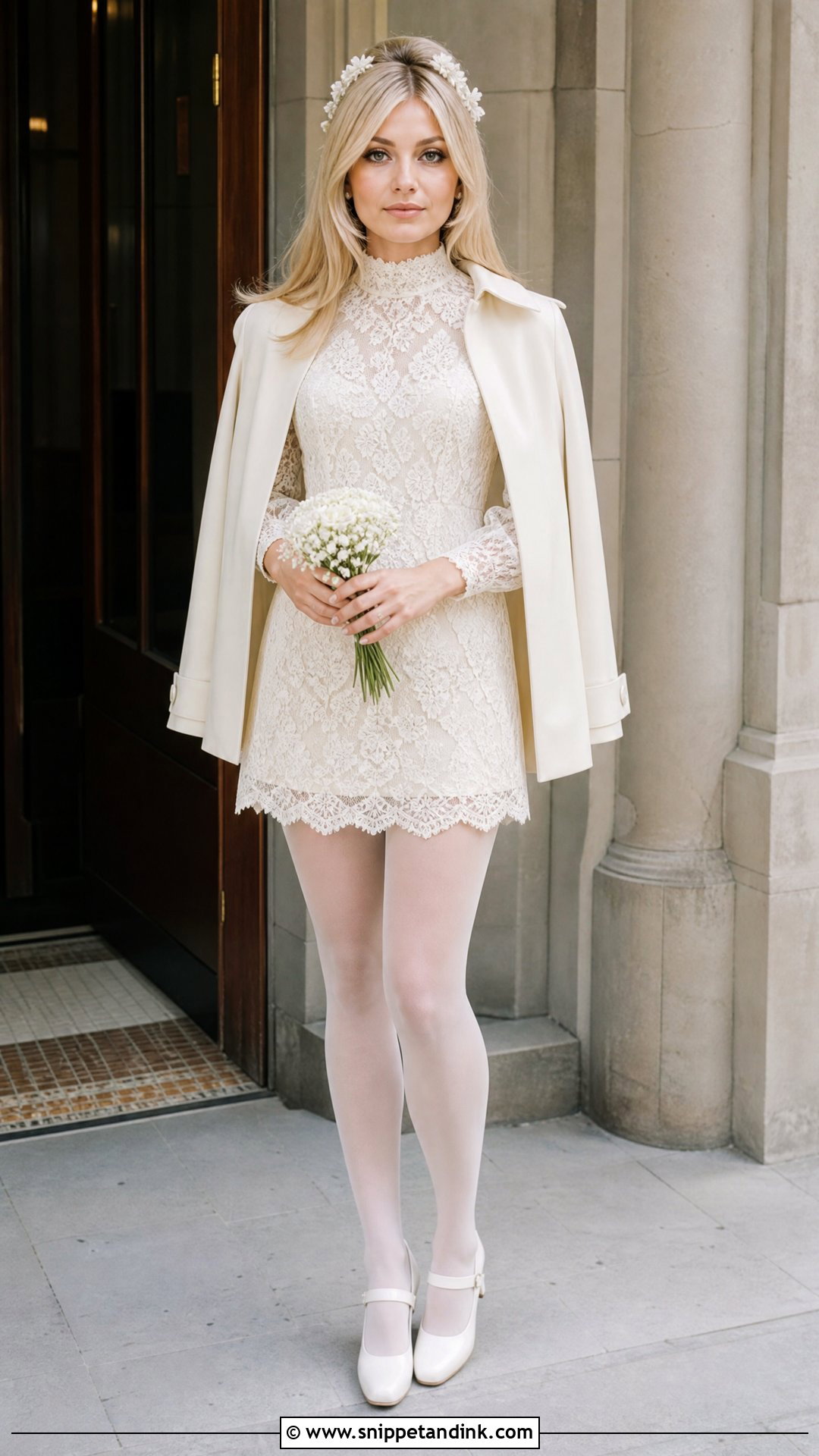 Sharon Tate Lace Mini Wedding Dress - Snippet and Ink - 20 Sharon Tate Wedding Dress Ideas