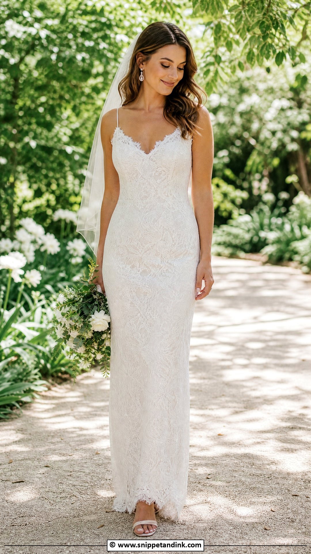 Sheath Bridal Gown - Snippet and Ink - 35 Bridal Gowns