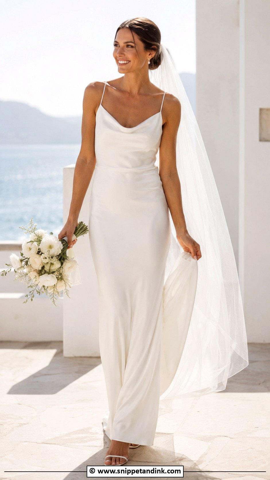Sheath Bride Gown - Snippet and Ink - 30 Bride Gown Ideas