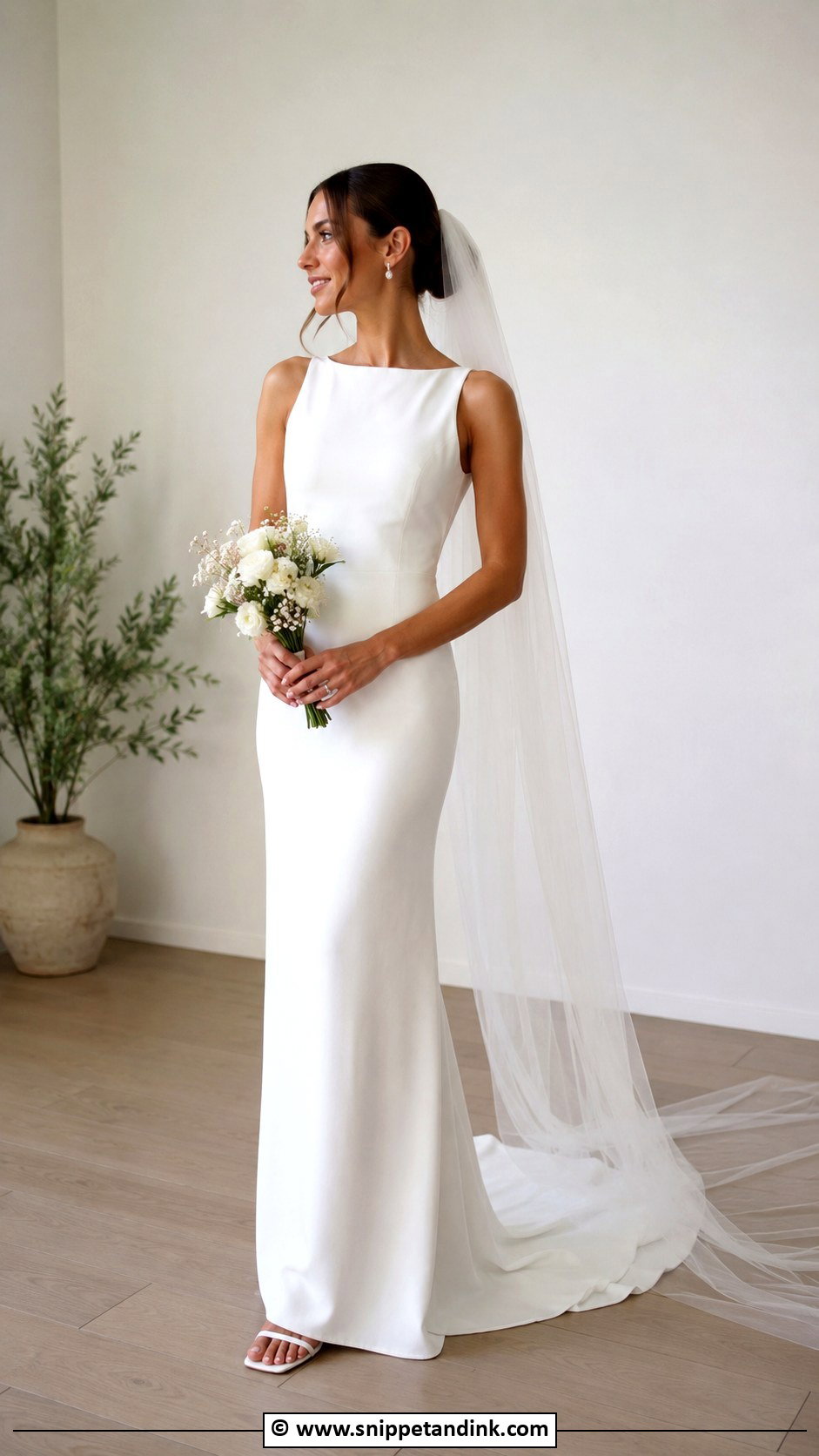 Sheath Wedding Dress - Snippet and Ink - 35 Timeless Wedding Dress Ideas