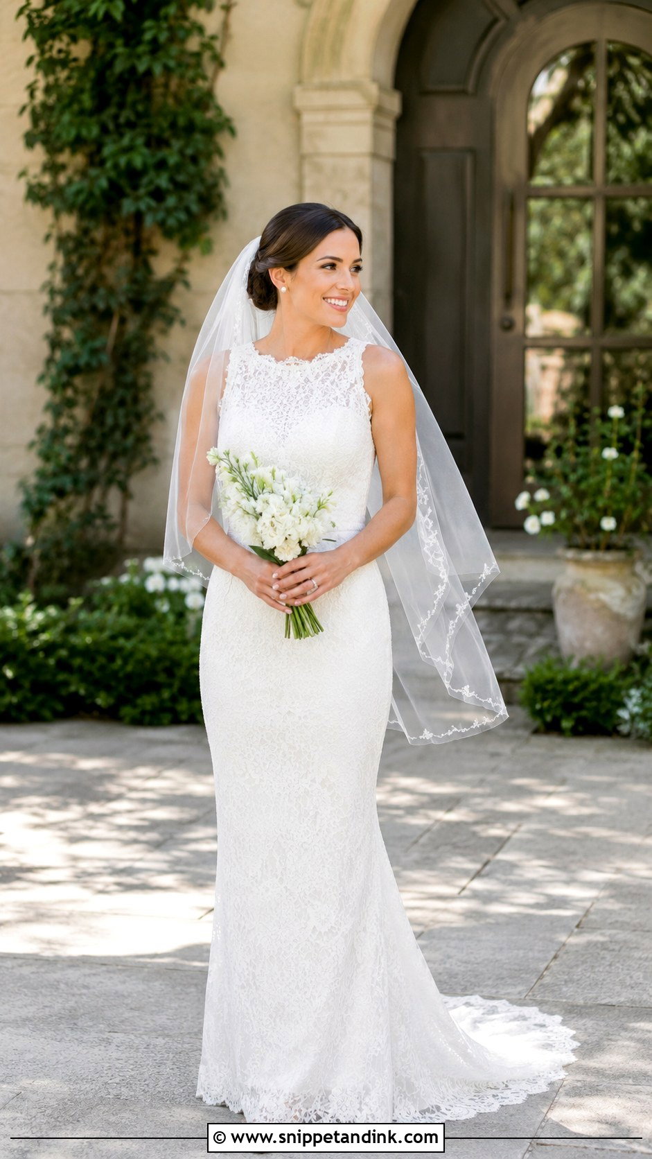 Sheath Wedding Dress - Snippet and Ink - 25 Classic Wedding Dresses