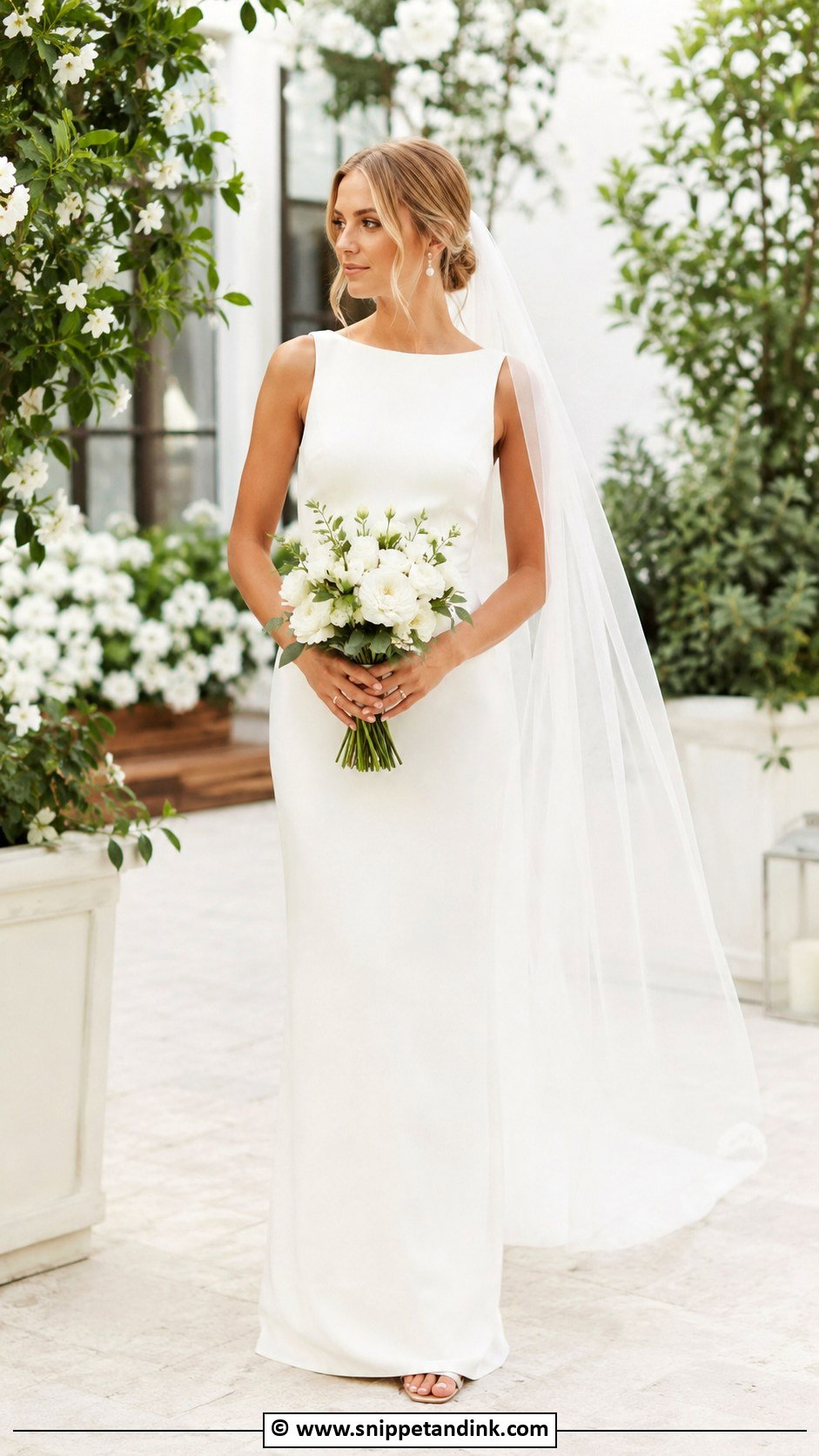 Sheath Wedding Dress - Snippet and Ink - 30 Dream Wedding Ideas Dresses
