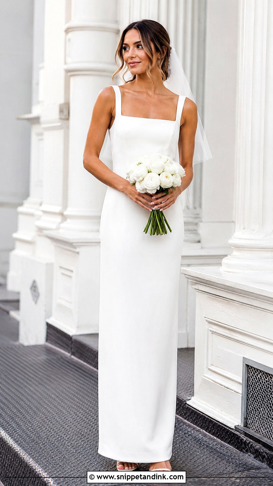 Sheath Wedding Dress - Snippet and Ink - 25 Most Beautiful Wedding Dresses