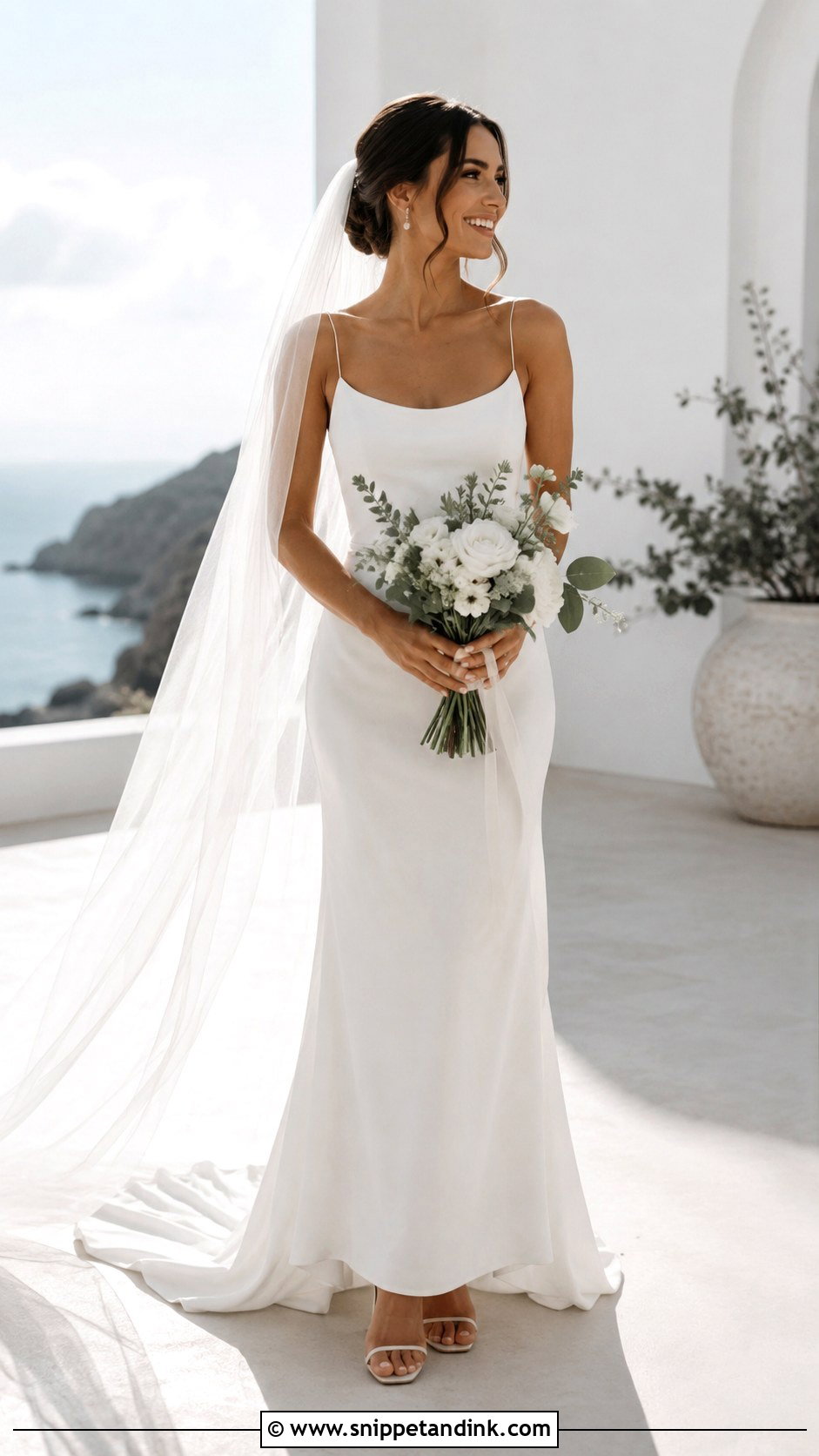 Sheath Wedding Dress - Snippet and Ink - 25 Timeless Wedding Dresses