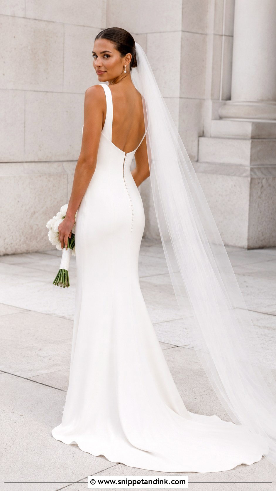 Sheath Wedding Dress - Snippet and Ink - 25 Unique Wedding Dress Styles