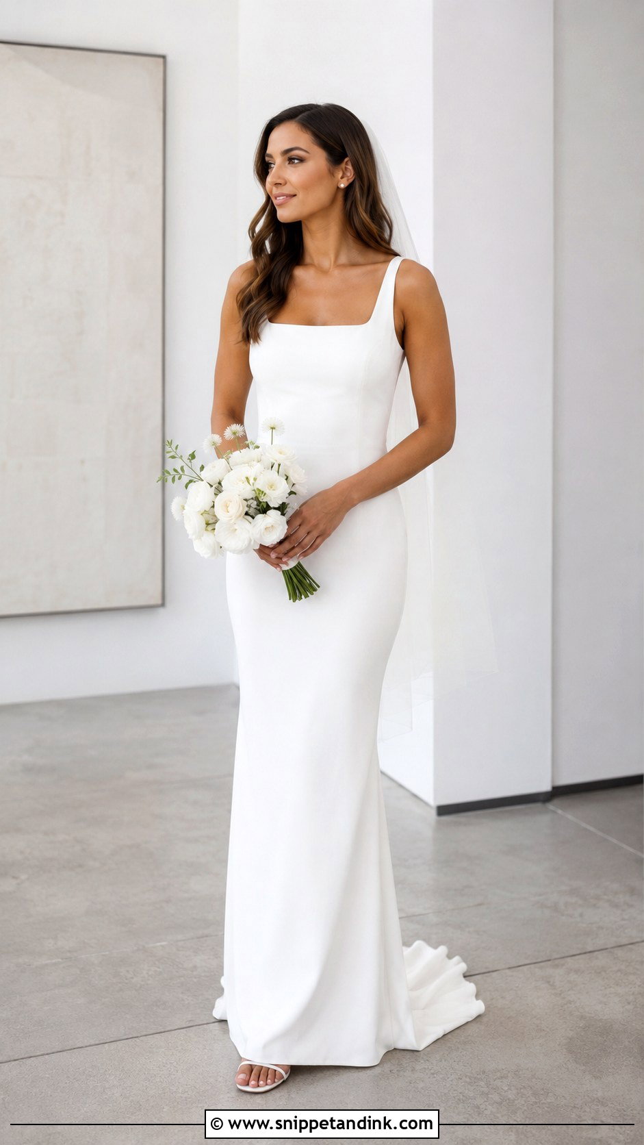 Sheath Wedding Dress - Snippet and Ink - 25 Women Wedding Dress Ideas