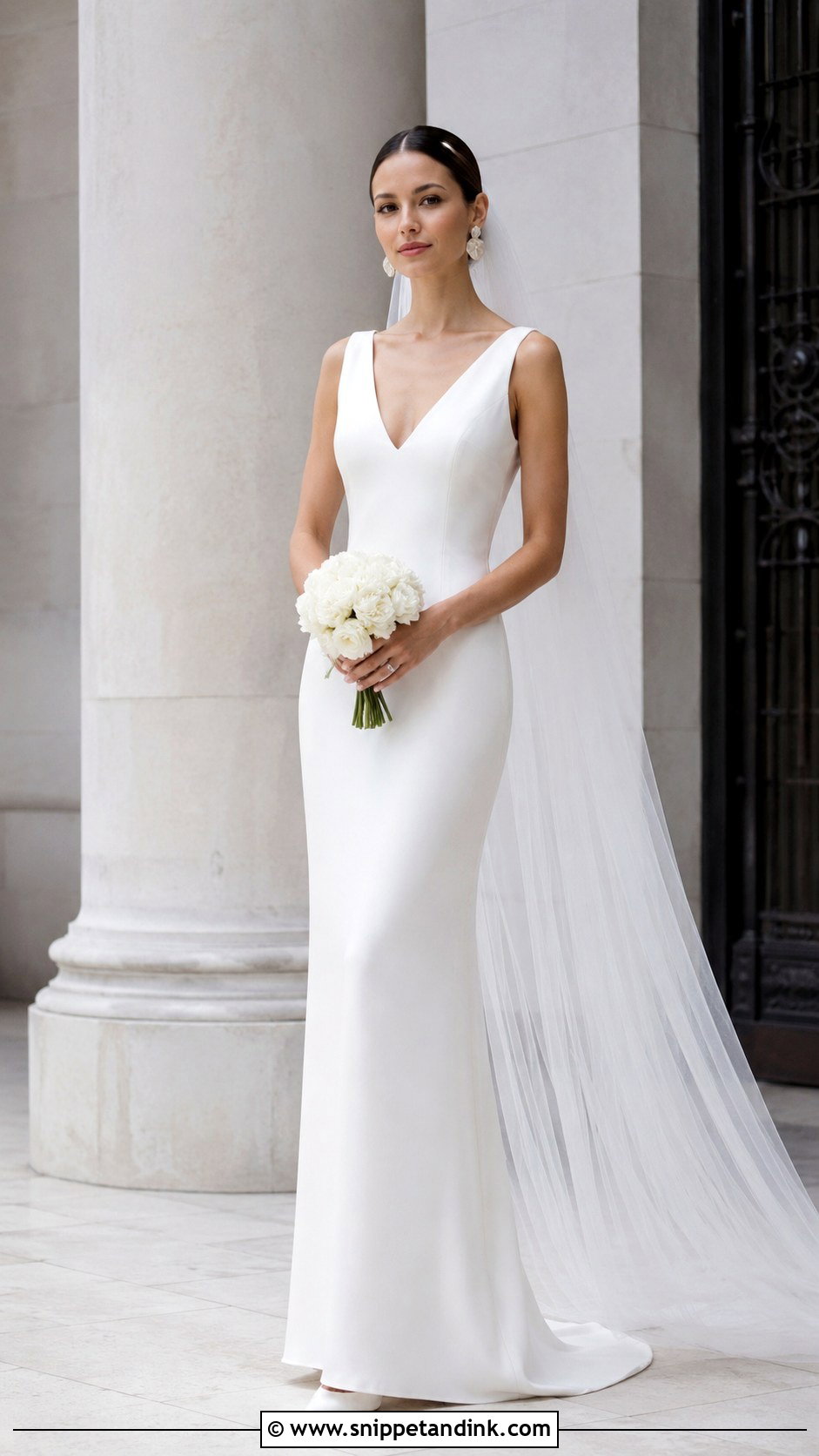 Sheath Wedding Dress - Snippet and Ink - 20 Flattering Wedding Dress Ideas