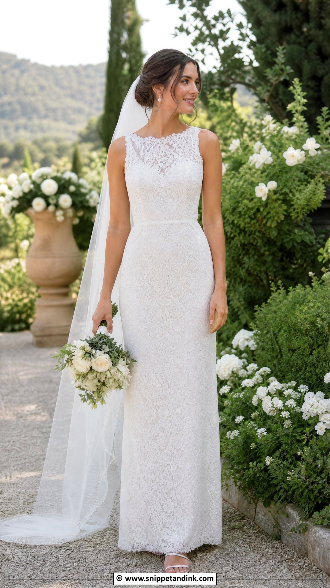 Sheath Wedding Dress - Snippet and Ink - 35 Classy Wedding Dress Ideas