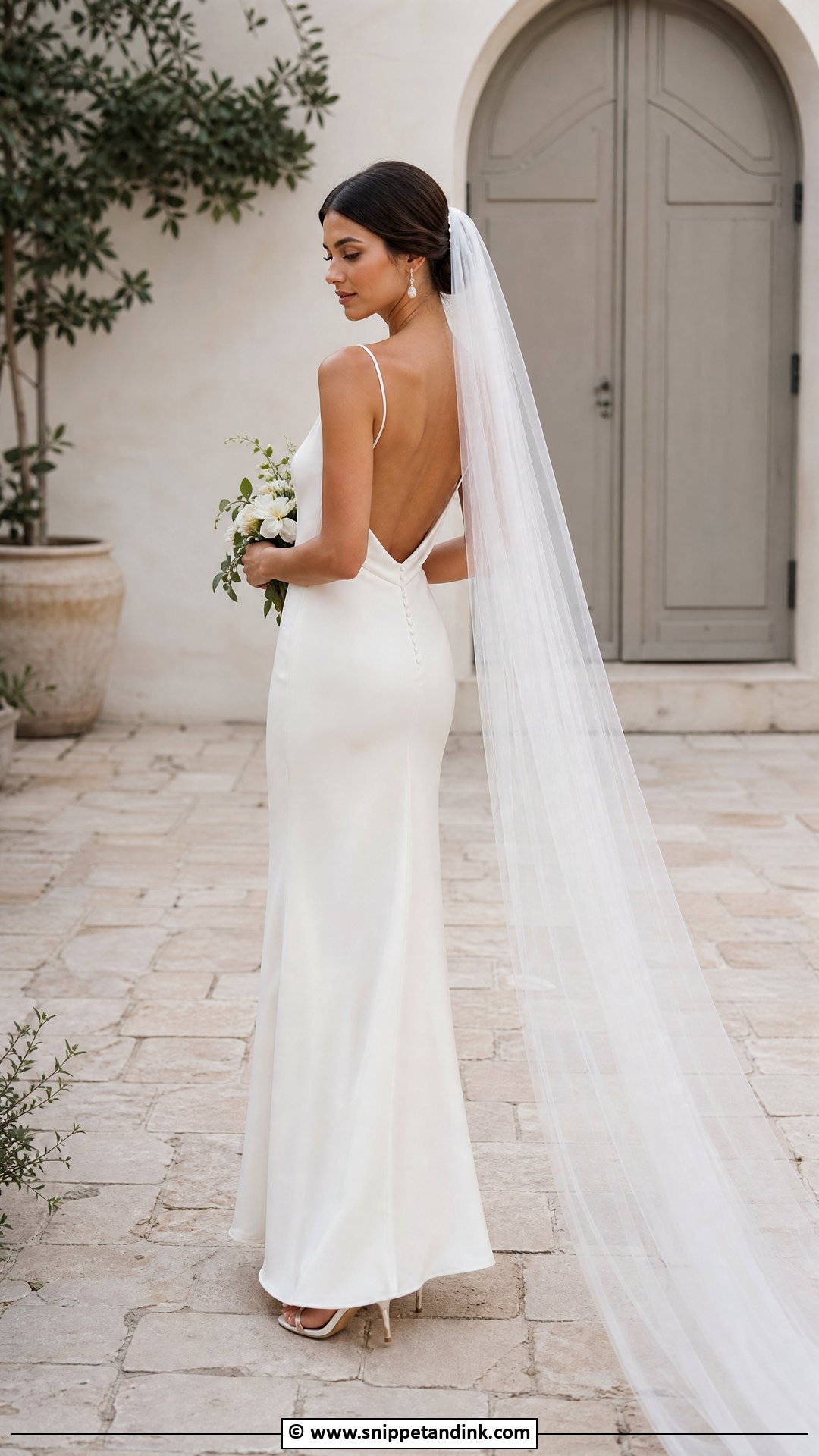 Sheath Wedding Dress - Snippet and Ink - 35 Elegant Wedding Dress Ideas