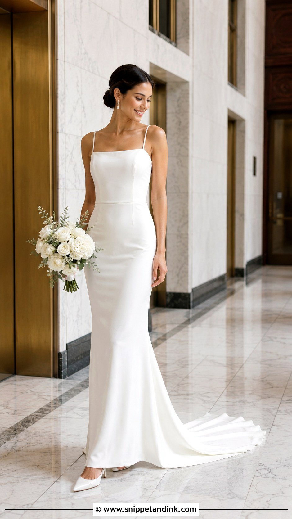 Sheath Wedding Dress For Short Brides - Snippet and Ink - 30 Wedding Dresses for Short Brides