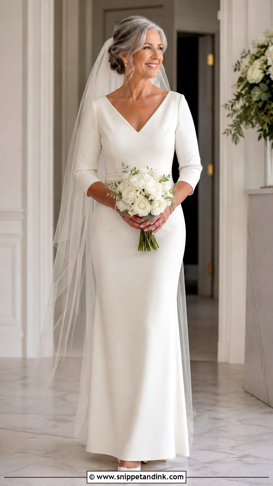 Sheath Wedding Dress For Women Over 50 - Snippet and Ink - 25 Over 50 Wedding Dress Ideas