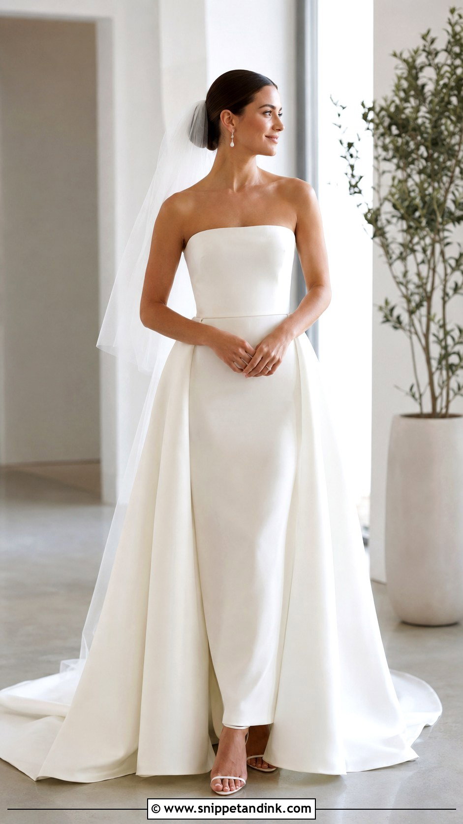 Sheath Wedding Dress With Overskirt - Snippet and Ink - 25 Wedding Dress with Overskirt Ideas