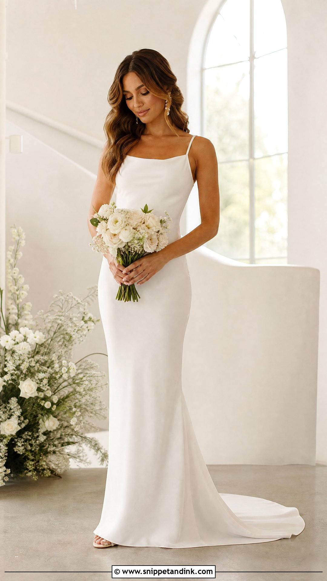 Sheath Wedding Gown - Snippet and Ink - 25 Elegant Wedding Gown Ideas