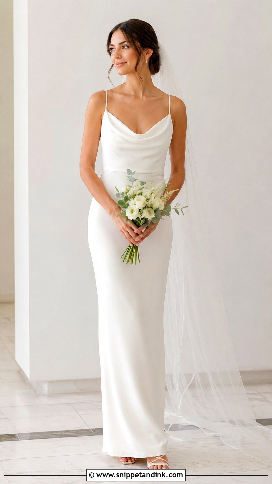 Sheath Wedding Gown - Snippet and Ink - 25 Beautiful Wedding Gowns