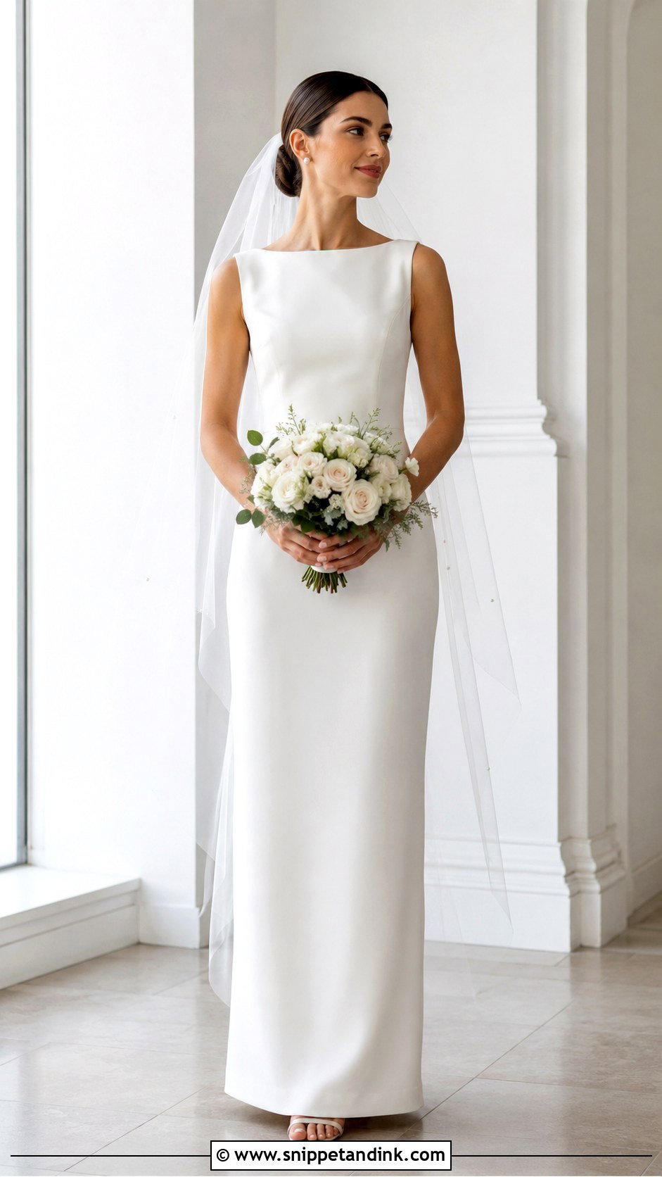 Sheath Wedding Gown - Snippet and Ink - 25 Wedding Gown Styles