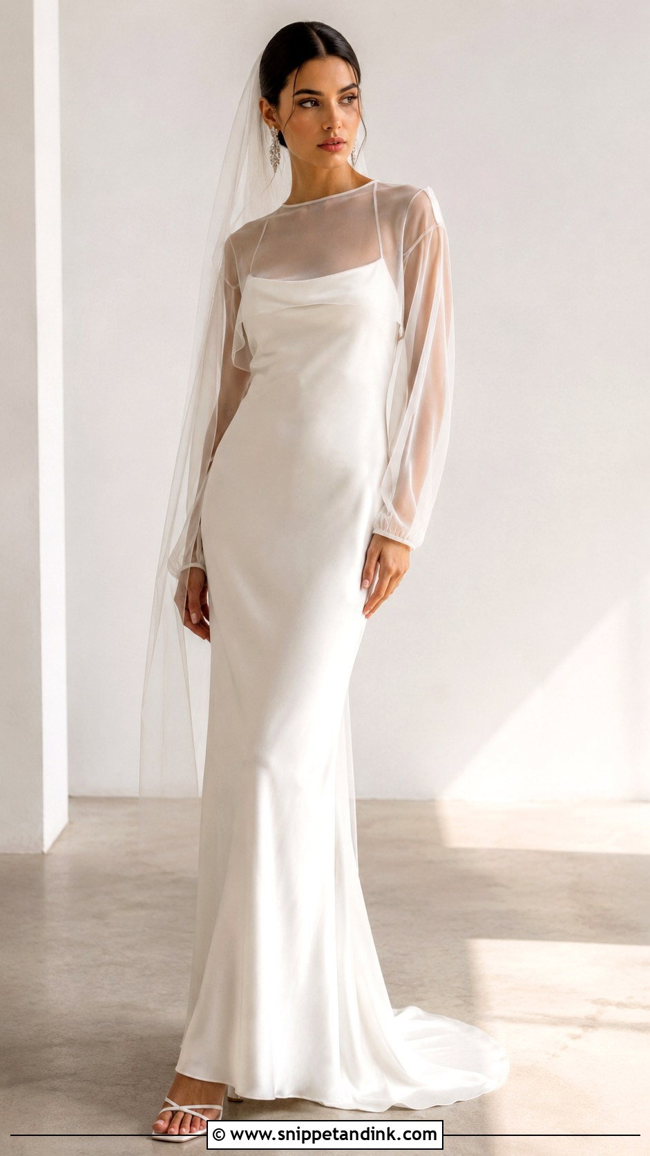 Sheer Bolero Wedding Dress - Snippet and Ink - 25 Bolero Wedding Dress Ideas