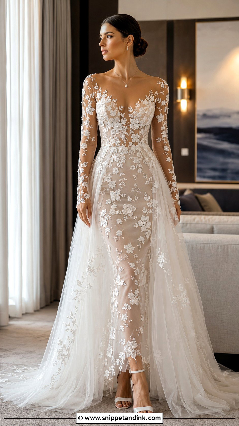 Sheer Bridal Dress - Snippet and Ink - 25 Bridal Dresses 2025
