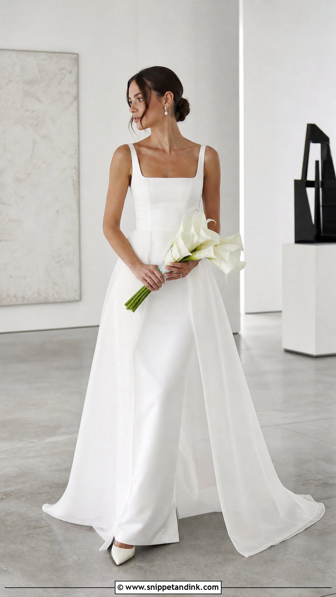 Sheer Organza Over Skirt Wedding Dress - Snippet and Ink - 20 Over Skirt Wedding Dress Ideas