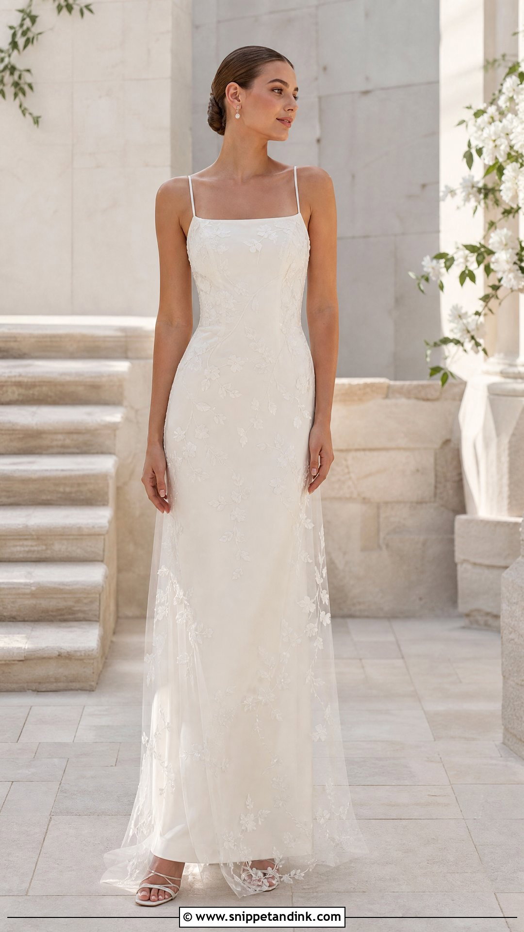 Sheer Overlay Wedding Dress - Snippet and Ink - 25 Cool Wedding Dresses