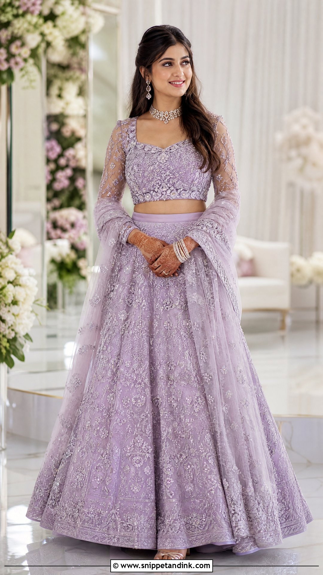Sheer Sleeve Wedding Blouse Design - Snippet and Ink - 20 Wedding Blouse Design Ideas