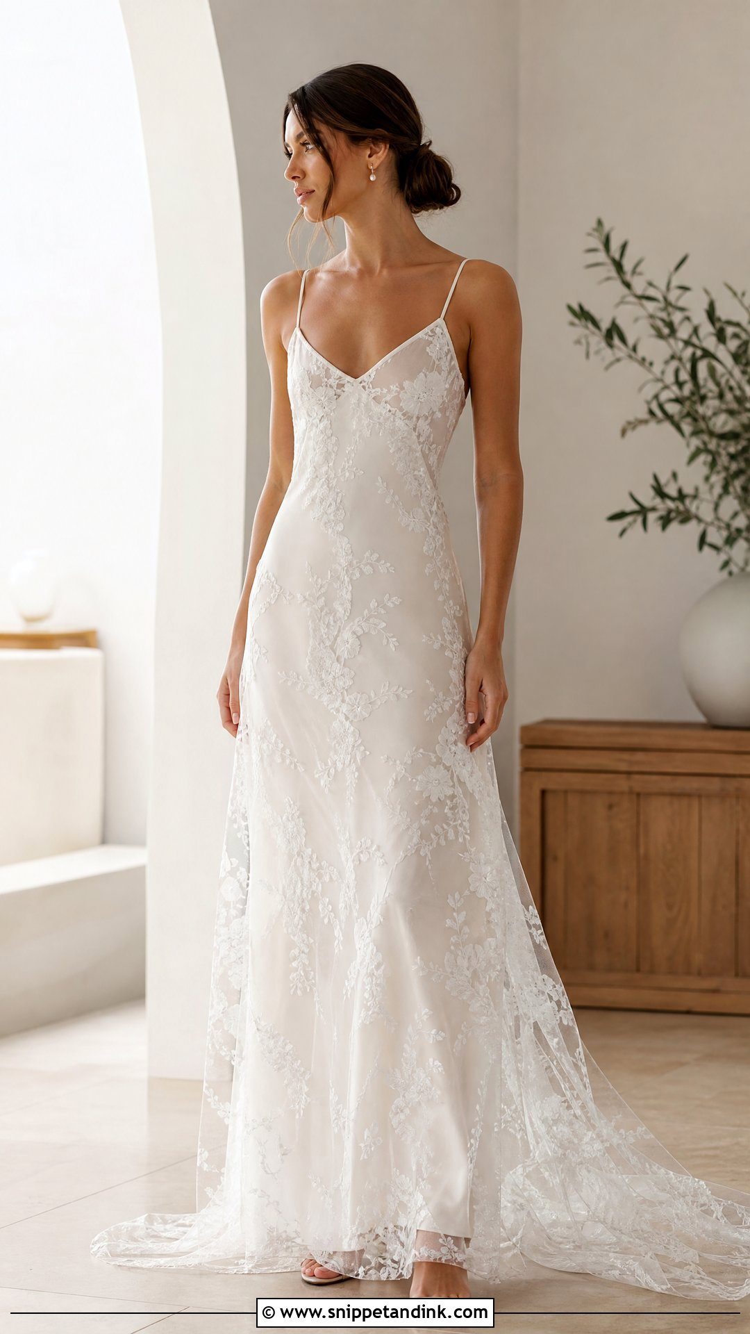 Sheer Slip Wedding Dress - Snippet and Ink - 25 Sheer Wedding Dress Ideas