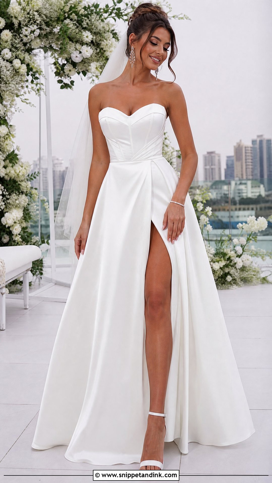 Shein High Slit Wedding Dress - Snippet and Ink - 25 Shein Wedding Dress Ideas