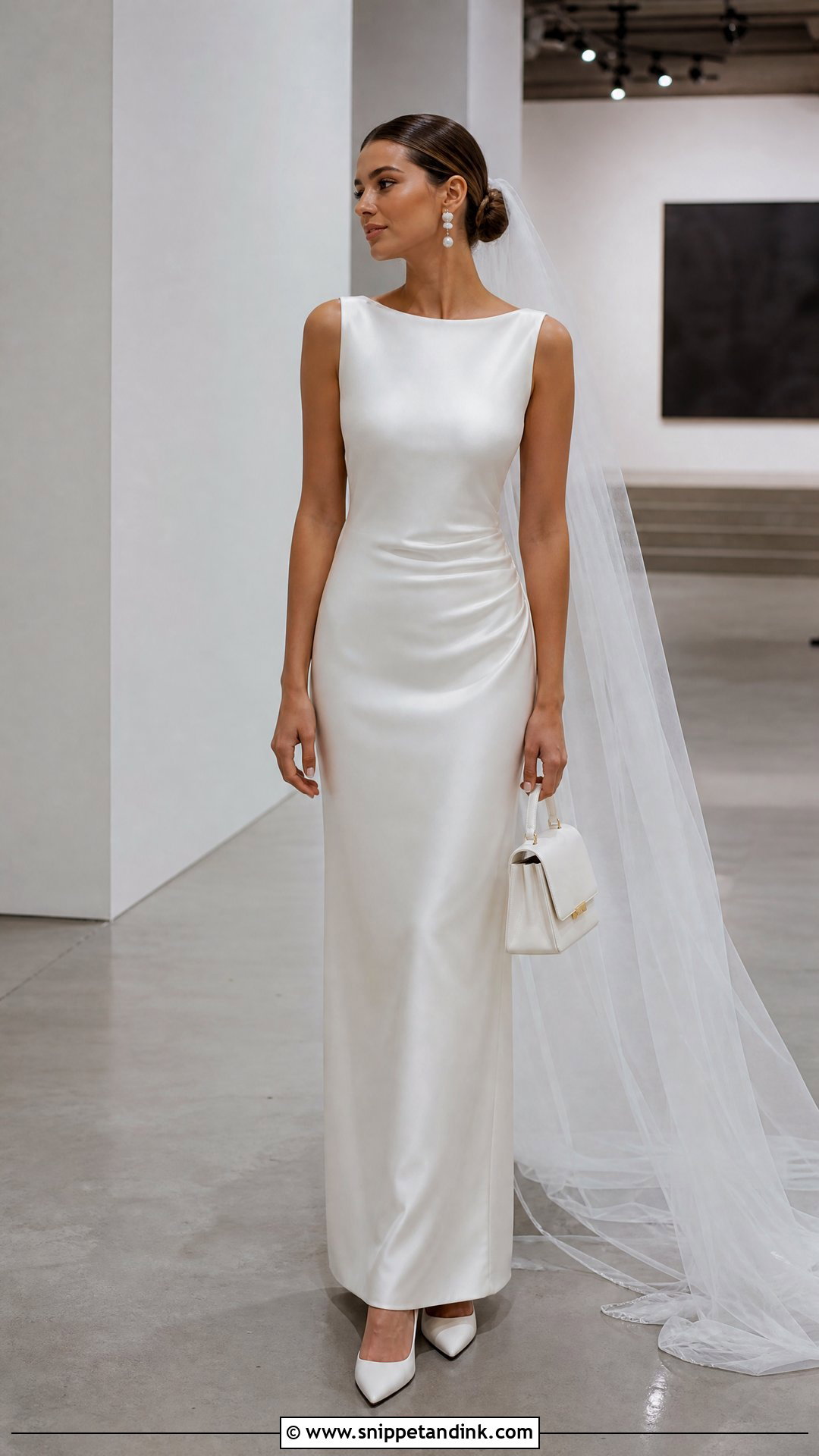 Shein Minimalist Satin Wedding Dress - Snippet and Ink - 25 Shein Wedding Dress Ideas