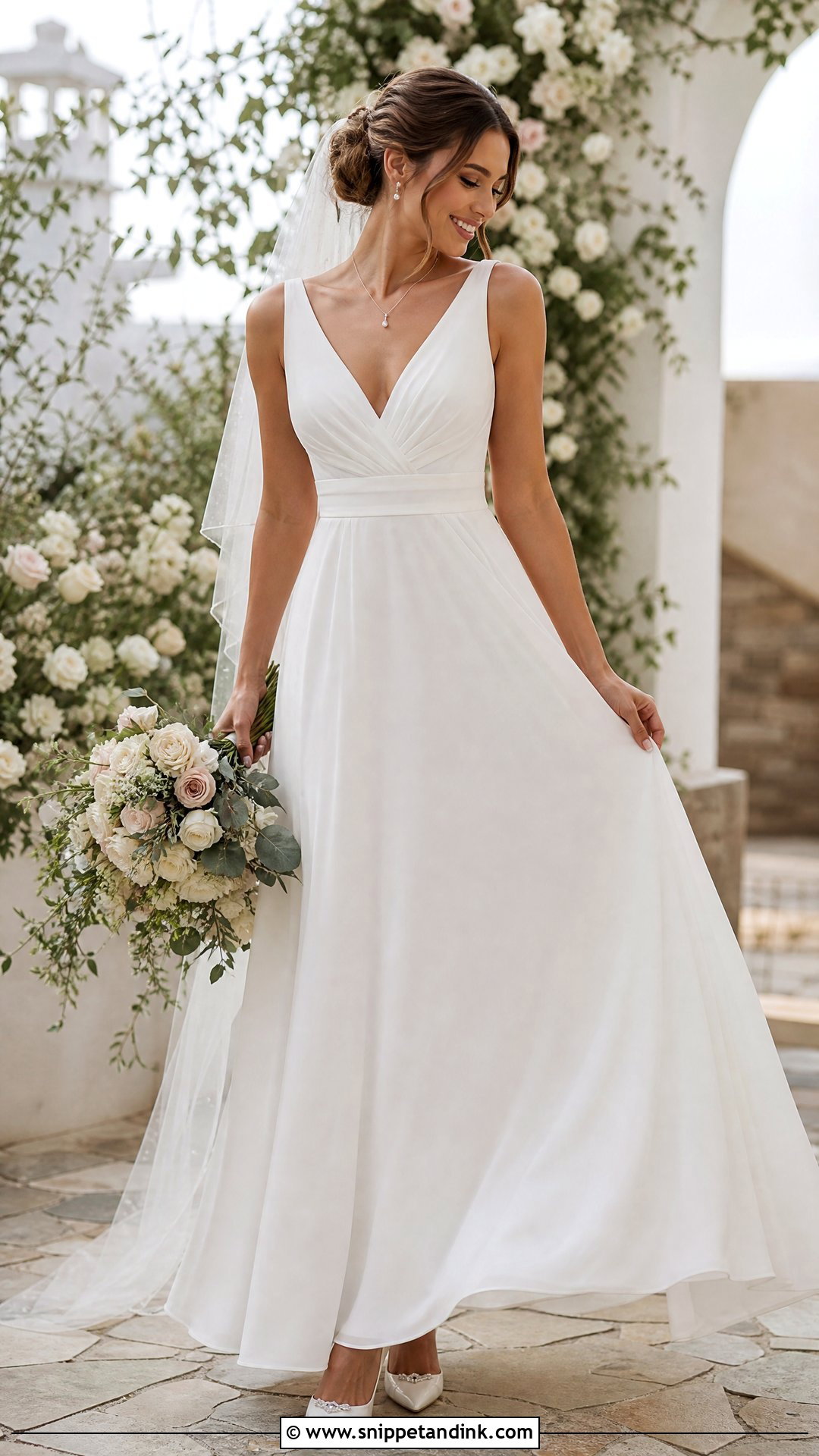 Shein V Neck Wedding Dress - Snippet and Ink - 25 Shein Wedding Dress Ideas