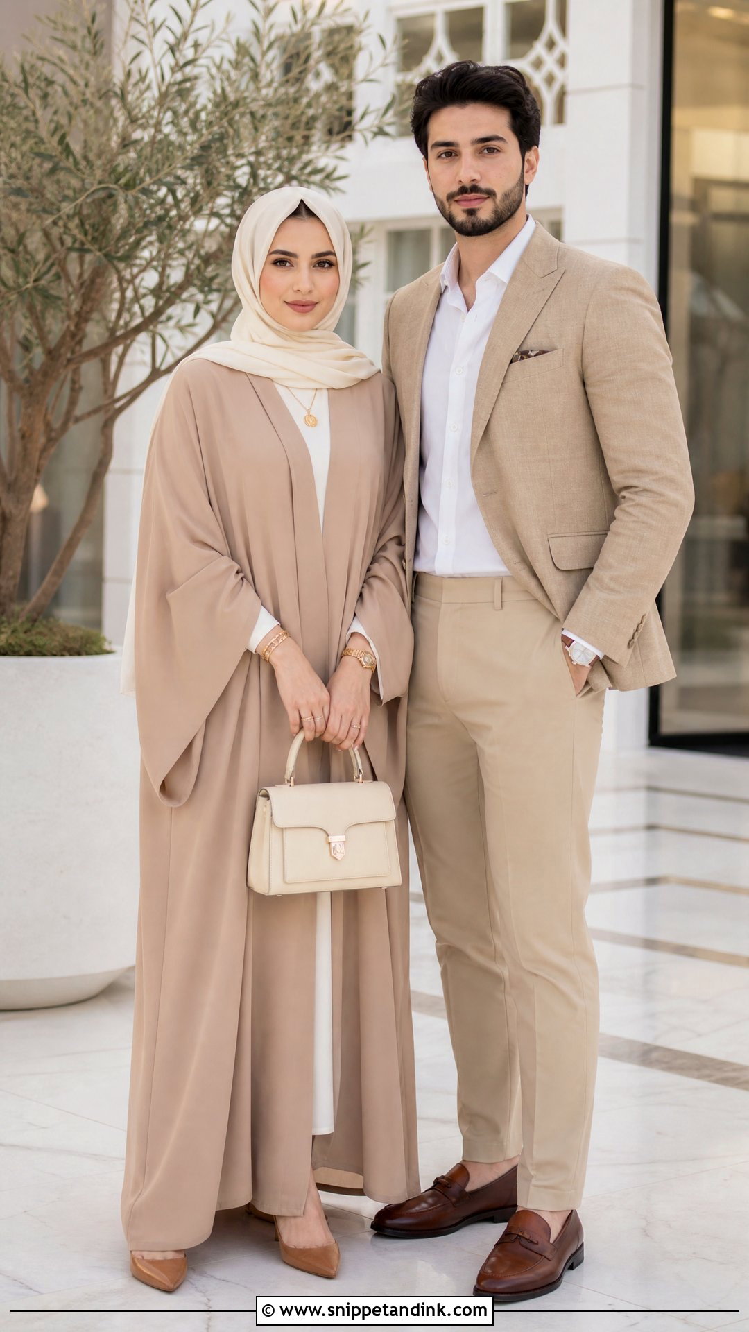 Shia Beige Couple Outfit - Snippet and Ink - 25 Shia Couple Ideas