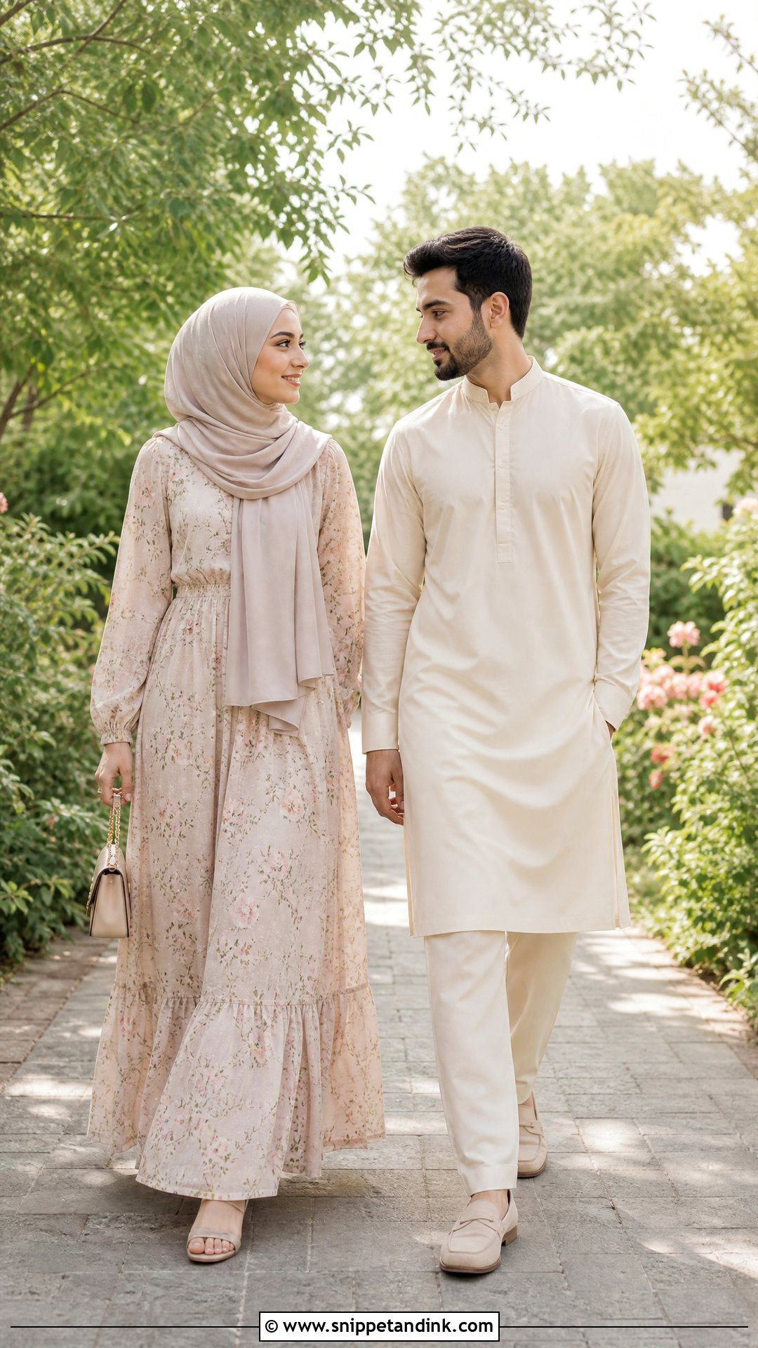 Shia Garden Couple Outfit - Snippet and Ink - 25 Shia Couple Ideas